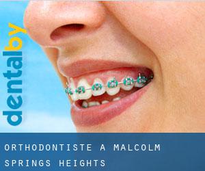 Orthodontiste à Malcolm Springs Heights