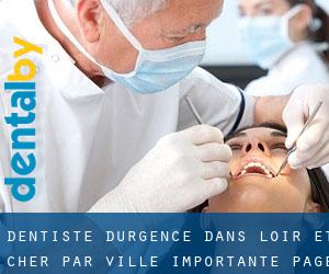 Dentiste d'urgence dans Loir-et-Cher par ville importante - page 1