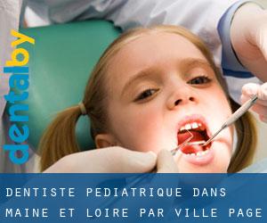Dentiste pédiatrique dans Maine-et-Loire par ville - page 1