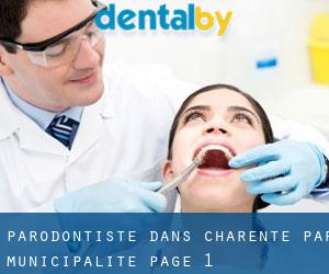 Parodontiste dans Charente par municipalité - page 1