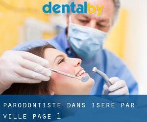 Parodontiste dans Isère par ville - page 1