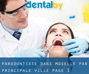 Parodontiste dans Moselle par principale ville - page 1