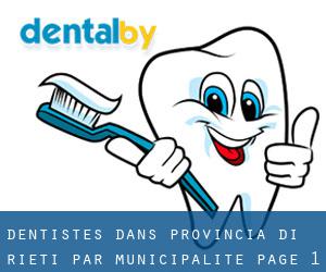 dentistes dans Provincia di Rieti par municipalité - page 1