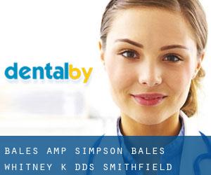 Bales & Simpson: Bales Whitney K DDS (Smithfield)