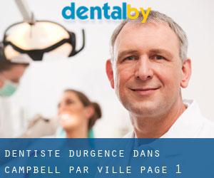 Dentiste d'urgence dans Campbell par ville - page 1