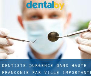 Dentiste d'urgence dans Haute-Franconie par ville importante - page 1
