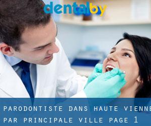 Parodontiste dans Haute-Vienne par principale ville - page 1