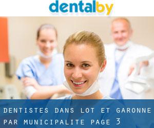 dentistes dans Lot-et-Garonne par municipalité - page 3