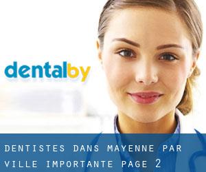 dentistes dans Mayenne par ville importante - page 2