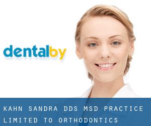 Kahn Sandra DDS MSD: Practice Limited to Orthodontics (Redwood City)